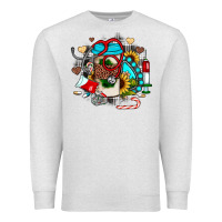 Oatmeal Heather Christmas sunflower gemstone nurse Premium Sweatshirt - JahusDesignShop