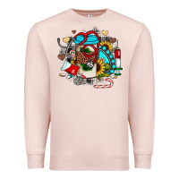 Pale Pink Christmas sunflower gemstone nurse Premium Sweatshirt - JahusDesignShop
