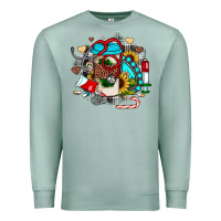 Seafoam Christmas sunflower gemstone nurse Premium Sweatshirt - JahusDesignShop
