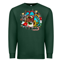 Sports Green Christmas sunflower gemstone nurse Premium Sweatshirt - JahusDesignShop