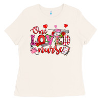 Bone one loved nurse valentine's day Ladies Tee - OliviaCreatesArt