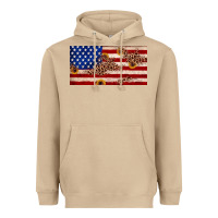 Mushroom American flag leopard sunflower Heavyweight Hoodie - JahusDesignShop