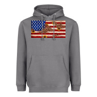 Storm American flag leopard sunflower Heavyweight Hoodie - JahusDesignShop