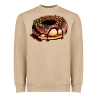 Mushroom chocolate donut with candies Heavyweight Sweatshirt - AdoDesignShop