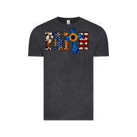 Vintage Black American Flag Faith Vintage Tee - Jasminsmagicworld