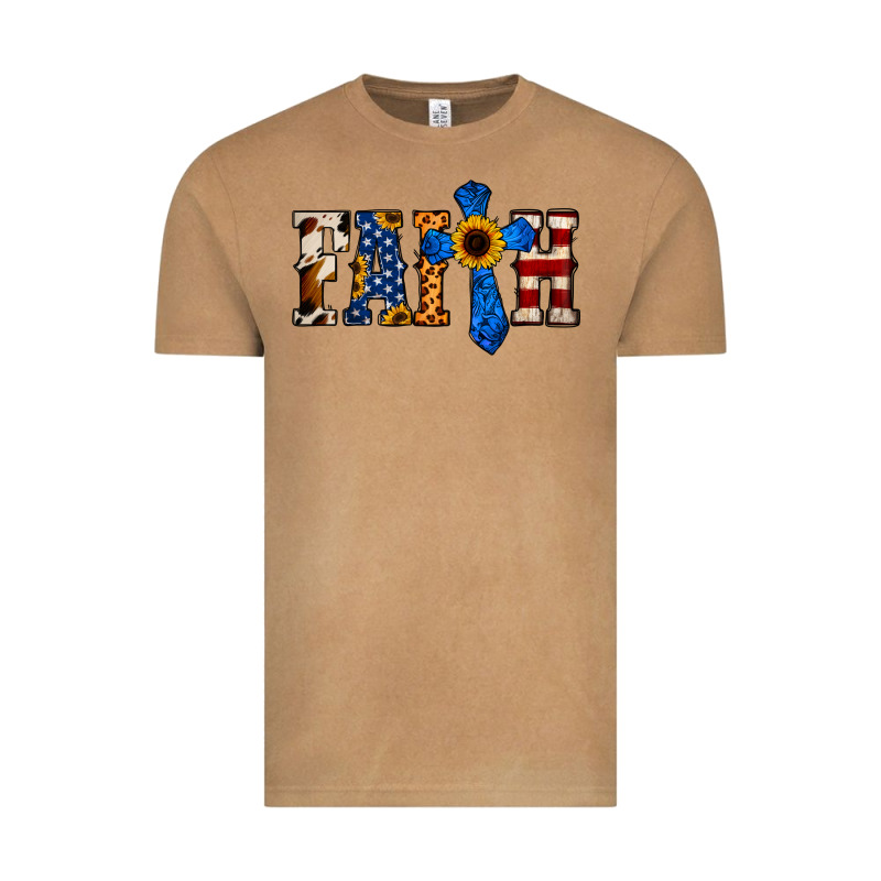 American Flag Faith Vintage Tee by Jasminsmagicworld | Teevron