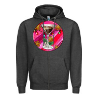 Charcoal Heather Christmas espresso martini Zipper Hoodie - AdoDesignShop