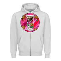 Dove Grey Christmas espresso martini Zipper Hoodie - AdoDesignShop