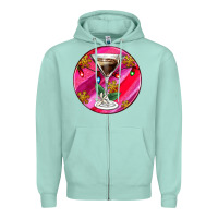 Seafoam Christmas espresso martini Zipper Hoodie - AdoDesignShop