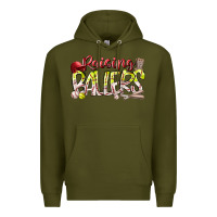 Army Green raising ballers Premium Hoodie - RacoonDesign
