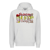 Dove Grey raising ballers Premium Hoodie - RacoonDesign