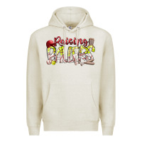Oatmeal Heather raising ballers Premium Hoodie - RacoonDesign