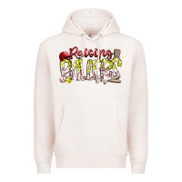 Pale Pink raising ballers Premium Hoodie - RacoonDesign