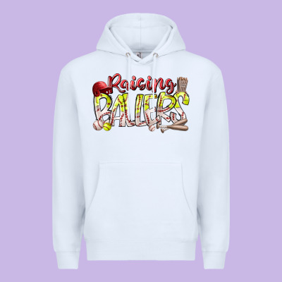 Raising Ballers Premium Hoodie Designed By Racoondesign