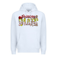White raising ballers Premium Hoodie - RacoonDesign