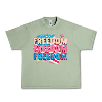 Oil Green Freedom freedom freedom Urban Heavy Tee - FaDigitalArtStudio