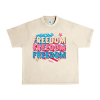 Sandshell Freedom freedom freedom Urban Heavy Tee - FaDigitalArtStudio