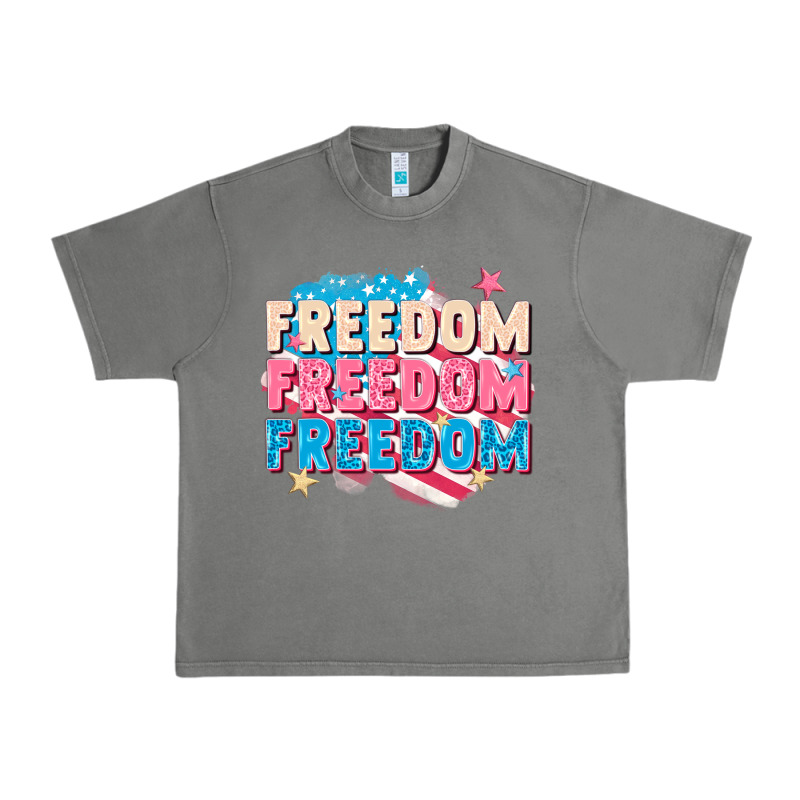 Freedom Freedom Freedom Urban Heavy Tee by FaDigitalArtStudio | Teevron