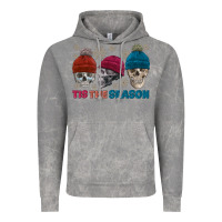 Cloud Rock tis the season skull winter Vintage Hoodie - FaDigitalArtStudio