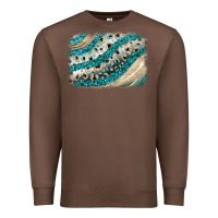 Chestnut turquoise glitter background Premium Sweatshirt - JahusDesignShop
