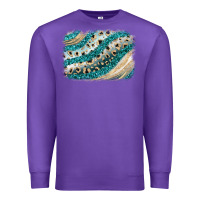 Purple turquoise glitter background Premium Sweatshirt - JahusDesignShop