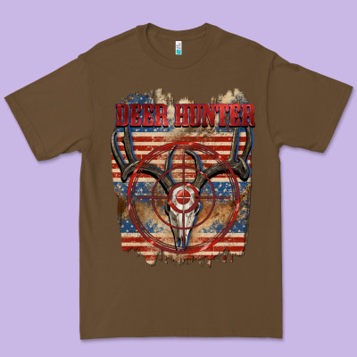 Deer Hunter Premium Tee Designed By Cowgirlartshop