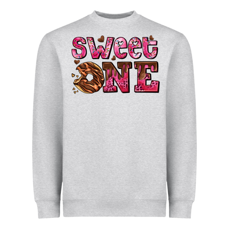 Sweet One Donut Heavyweight Sweatshirt by AdoDesignShop | Teevron