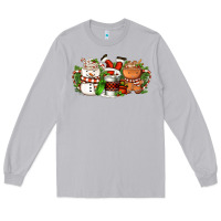 Moon Dust Christmas coffee cups Long Sleeve Tee - FaDigitalArtStudio