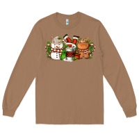 Toasted Coconut Christmas coffee cups Long Sleeve Tee - FaDigitalArtStudio