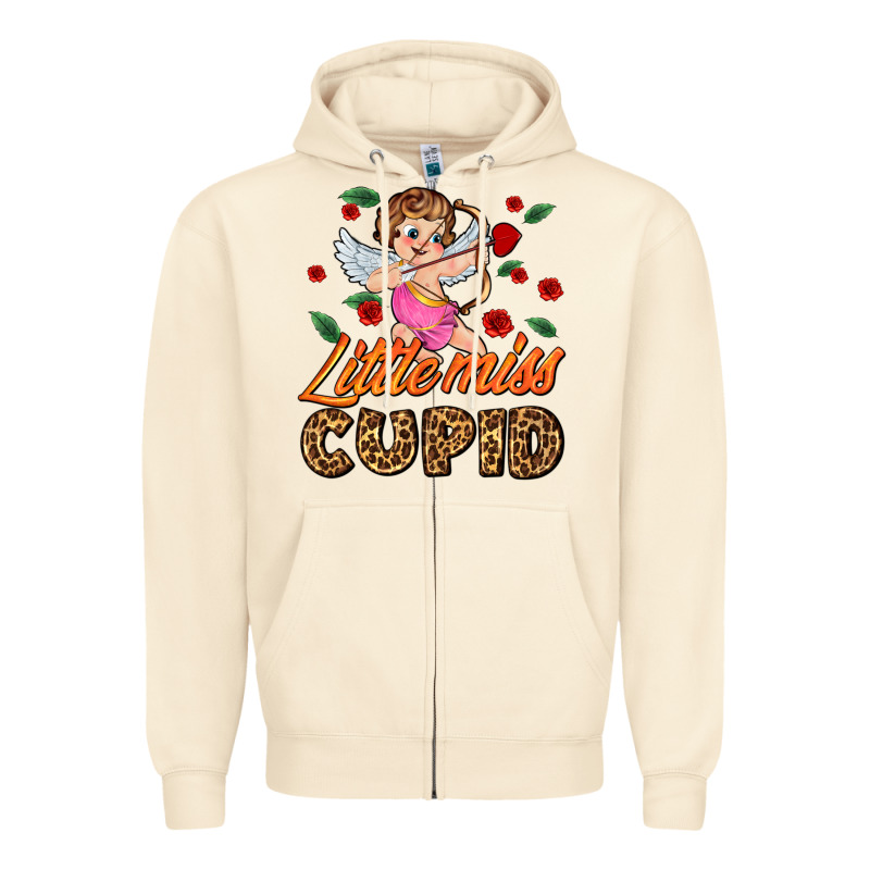 Little Miss Cupid Zipper Hoodie by AdoDesignShop | Teevron