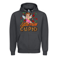 Smoke little miss cupid Zipper Hoodie - AdoDesignShop
