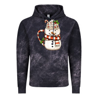 Cloud Black Christmas Snowman Coffee Cup Vintage Hoodie - FaDigitalArtStudio