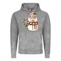 Christmas Snowman Coffee Cup Vintage Hoodie | Teevron