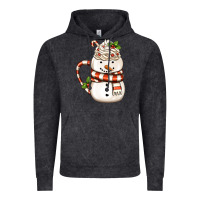 Vintage Black Christmas Snowman Coffee Cup Vintage Hoodie - FaDigitalArtStudio