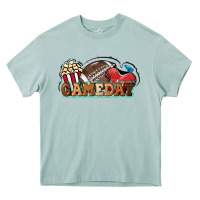 Game Day Football Popcorn Heavy Core Tee | Teevron