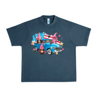 Midnight Navy American truck gnomes Urban Heavy Tee - FaDigitalArtStudio