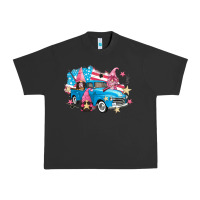 Pigment Black American truck gnomes Urban Heavy Tee - FaDigitalArtStudio