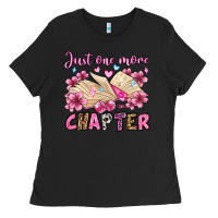 Just One More Chapter Valentine's Day Olivia Ladies Tee | Teevron