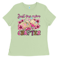 Matcha just one more chapter valentine's day olivia Ladies Tee - OliviaCreatesArt