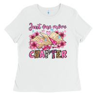 White just one more chapter valentine's day olivia Ladies Tee - OliviaCreatesArt
