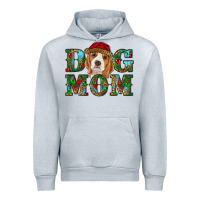 Heather Grey Christmas Beagle Dog Mom Urban Hoodie - RanaPortraitStore