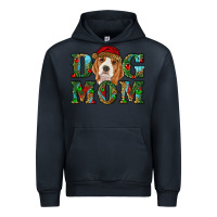 Navy Christmas Beagle Dog Mom Urban Hoodie - RanaPortraitStore