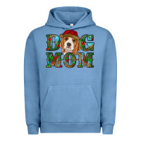 Pigment Pebble Blue Christmas Beagle Dog Mom Urban Hoodie - RanaPortraitStore