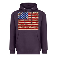 Plum American flag leopard cowhide Heavyweight Hoodie - JahusDesignShop