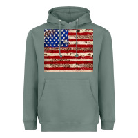 Sage American flag leopard cowhide Heavyweight Hoodie - JahusDesignShop