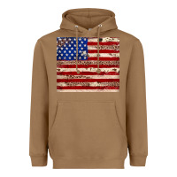 Toasted Coconut American flag leopard cowhide Heavyweight Hoodie - JahusDesignShop
