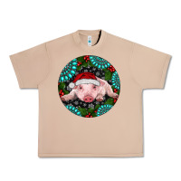 Burro Baby Pig Christmas Urban Heavy Tee - RanaPortraitStore