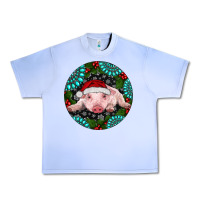 Grape Ice Baby Pig Christmas Urban Heavy Tee - RanaPortraitStore