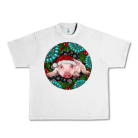 Lunar Rock Baby Pig Christmas Urban Heavy Tee - RanaPortraitStore