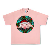 Salmon Baby Pig Christmas Urban Heavy Tee - RanaPortraitStore